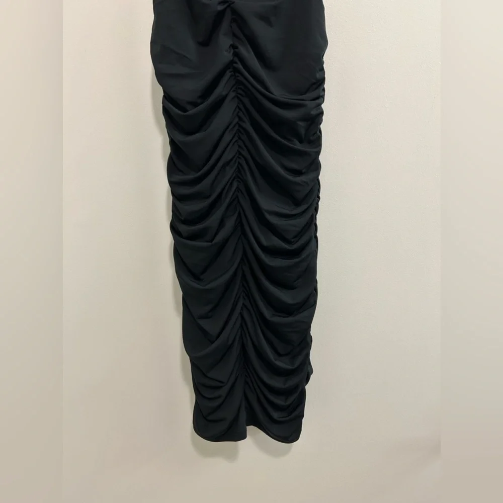 Abercrombie & Fitch Black Keyhole Body-con Dress